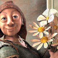 Woman_holding Flowers